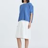 Ruffle Hem Skirt - Cream