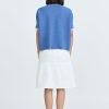 Ruffle Hem Skirt - Cream