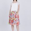 Floral Gathered Skirt - Mixed Florals