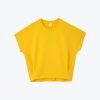 Snap Button Tee - Cadmium Yellow