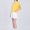 Snap Button Tee - Cadmium Yellow