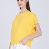Snap Button Tee - Cadmium Yellow