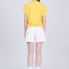 Snap Button Tee - Cadmium Yellow
