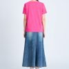 V-Neck Tee - Hot Pink