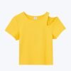 Shoulder Cut-Out Tee - Cadmium Yellow
