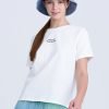 Text Print Tee - Cream