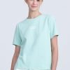Text Print Tee - Mint