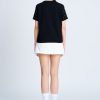 Rhinestone Sleeve Tee - Black