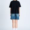 Back Mesh Tee - Black