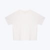 Back Mesh Tee - Cream
