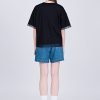 Overlay Mesh Tee - Black