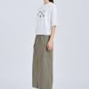 Drawcord Tee - Cream