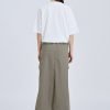 Drawcord Tee - Cream