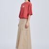 Drawcord Tee - Dusty Cedar