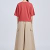 Drawcord Tee - Dusty Cedar