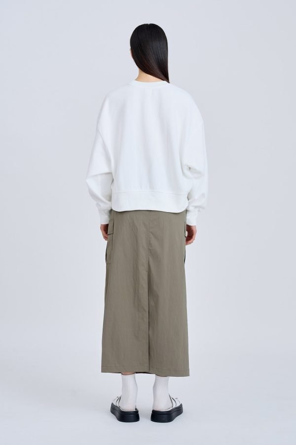 Long Sleeve Sweatshirt - Cream