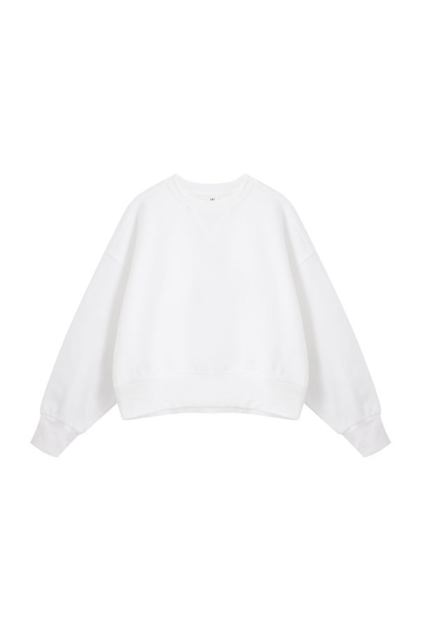 Long Sleeve Sweatshirt - Cream