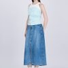 Mock Two-Piece Top - Stripes Green