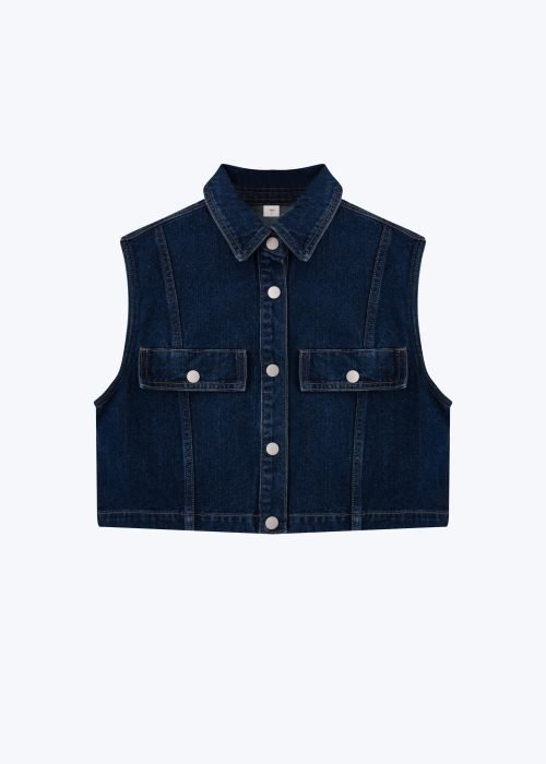 Wild West Vest - Dark Denim