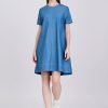 Short Sleeve Dress - Denim