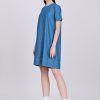 Short Sleeve Dress - Denim
