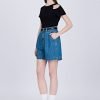 Denim Bermuda Shorts - Denim