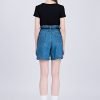 Denim Bermuda Shorts - Denim