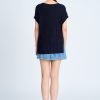 Overlap Skort - Denim
