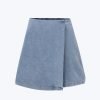 Overlap Skort - Denim
