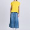 Denim A-Line Skirt - Denim