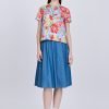 Gathered Skirt - Denim