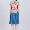 Gathered Skirt - Denim