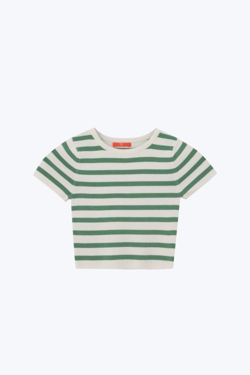 Knitted Stripes Top