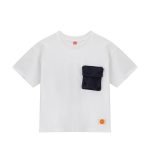 Patch Pocket Utility Tee - Cream