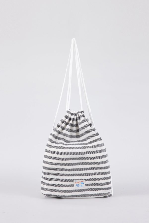 Striped Beach Towel - Cream