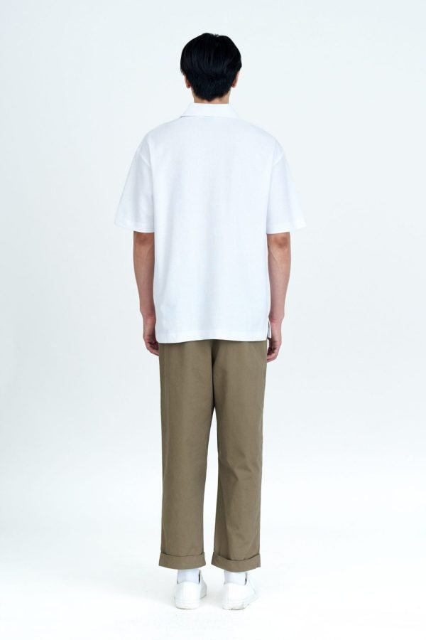 Classic Polo Tee - Cream