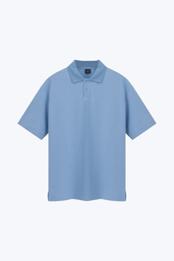 Classic Polo Tee - Sky Blue