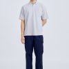 Classic Polo Tee - Steel Grey