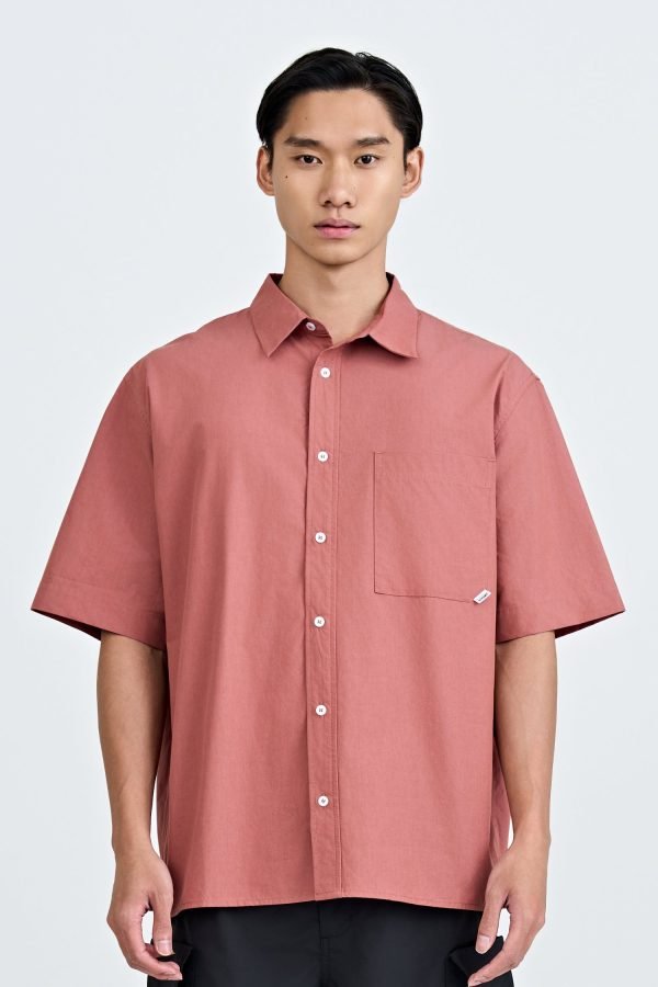 Worker's Pocket Shirt - Rosewood