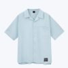 Single Pocket Snap Button Shirt - Dusty Blue