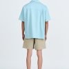 Single Pocket Snap Button Shirt - Dusty Blue