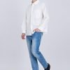 MBL900434Y_CREAM-2 Button Up Classic Shirt - White
