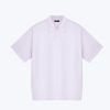Relaxed Cut Knit Polo - Cream