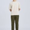 Drawstring Straight Cut Pants - Army Green