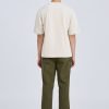 Drawstring Straight Cut Pants - Army Green