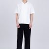 Pleated Wide Pants - Black