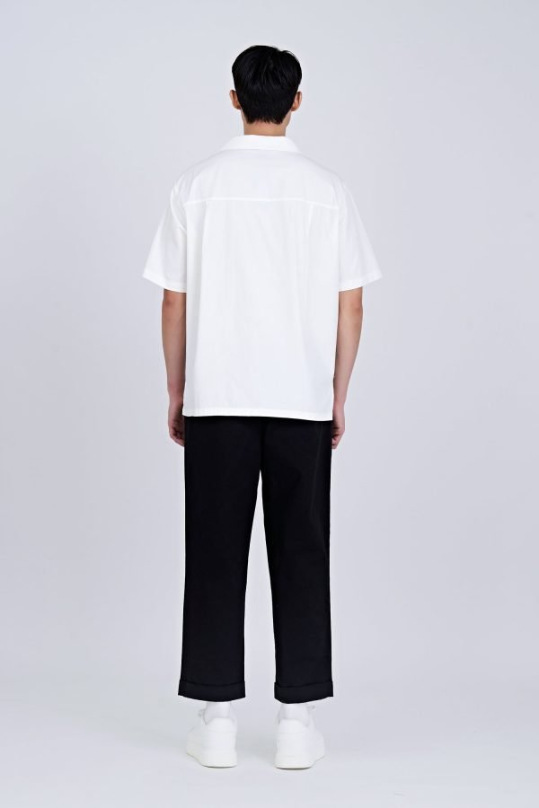 Pleated Wide Pants - Black