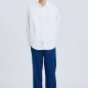 Denim Wide Leg Jeans - Dark Denim