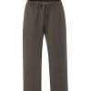 Relaxed Fit Drawstring Trousers - Dark Grey
