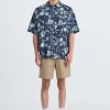Drawstring Straight Cut Bermudas - Dark Khaki